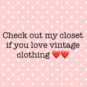 Midsize vintage clothing!